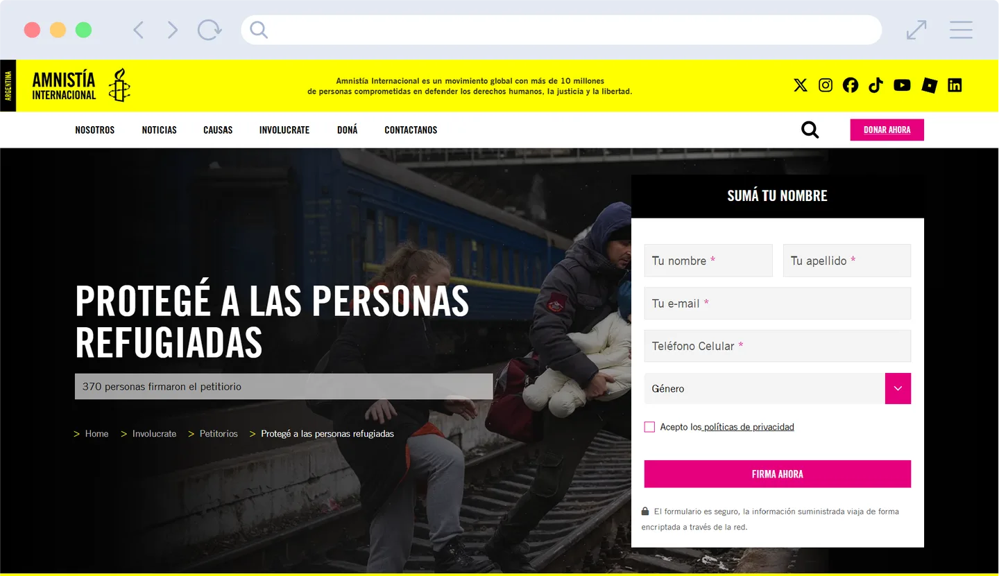Formularios Refugiados