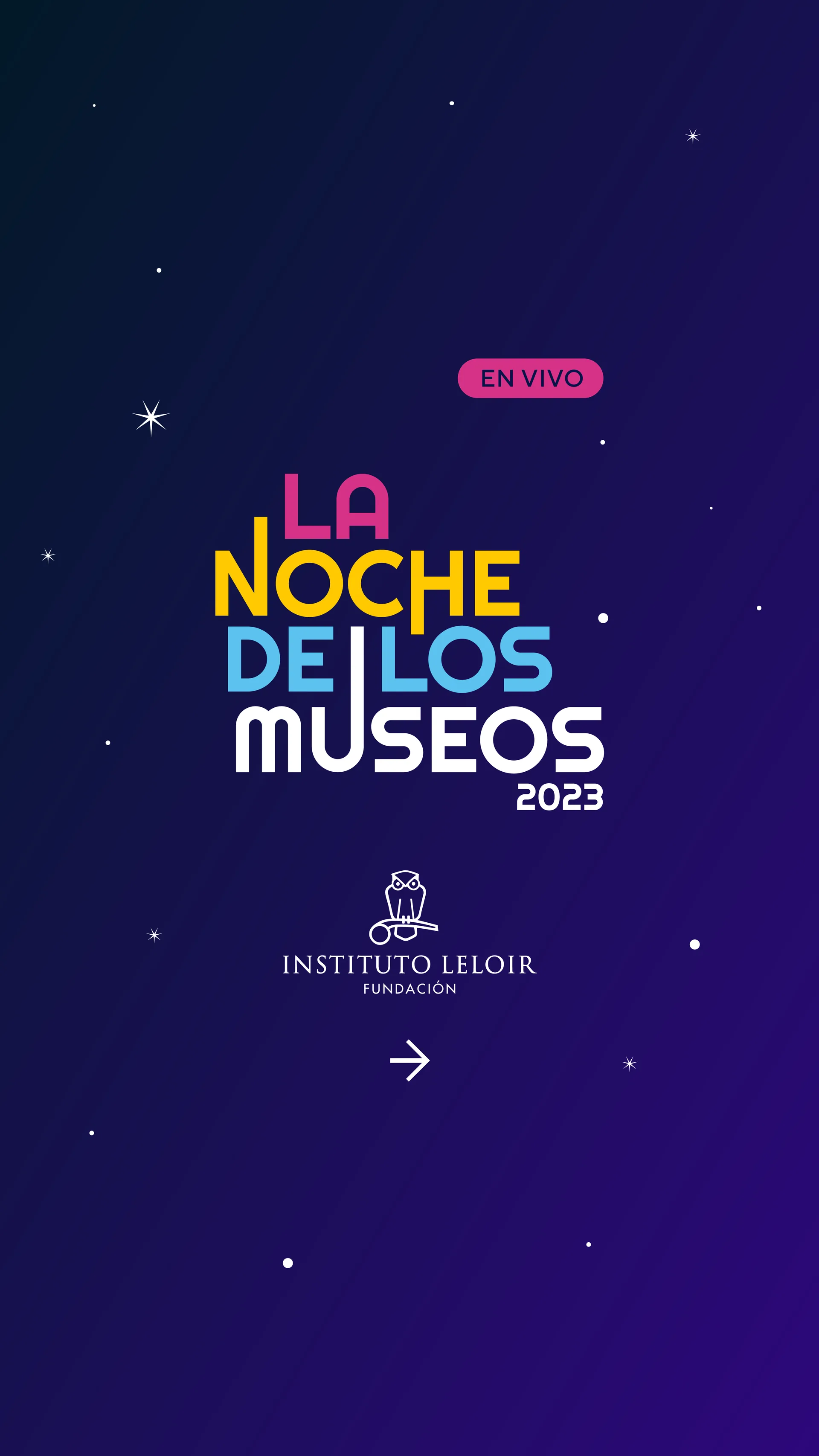 La Noche de los Museos — placa de vivo