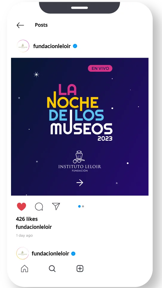 La Noche de los Museos — pieza para redes 2